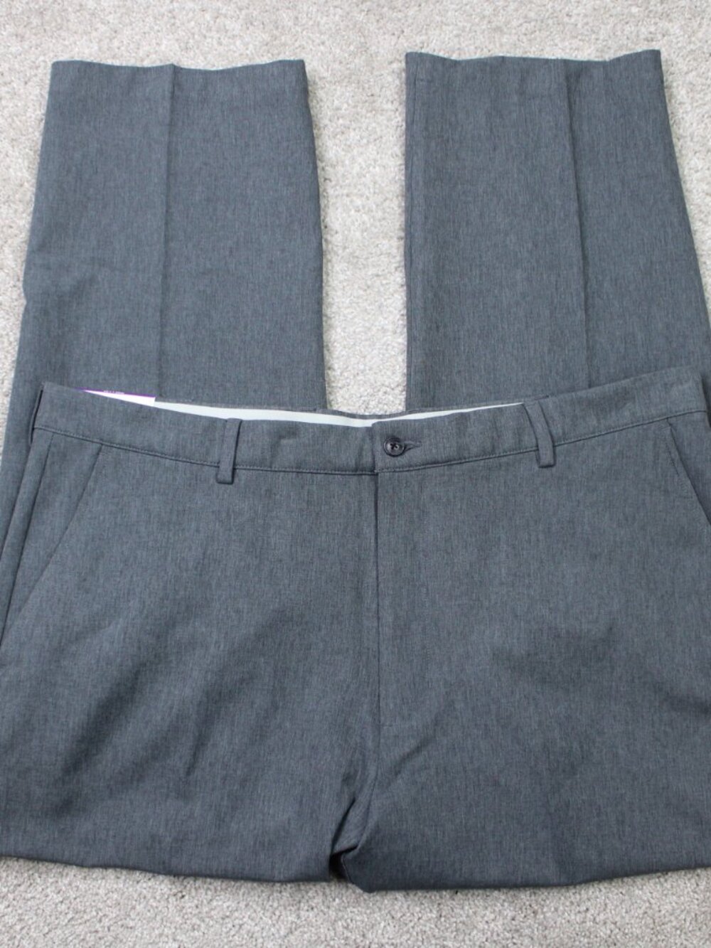 Greg Norman Ultimate Travel Pants NWT Mens 40x30 Gray 4 Way Stretch Golf Wicking